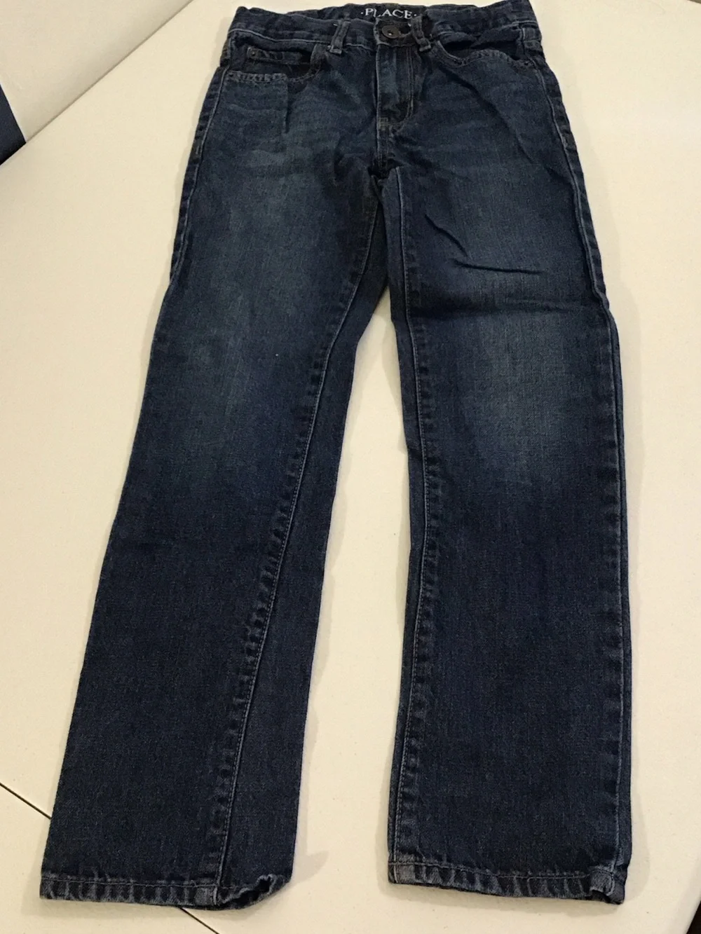 The Children's Place Dark Indigo Straight Leg Jeans